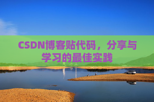 CSDN博客贴代码，分享与学习的最佳实践