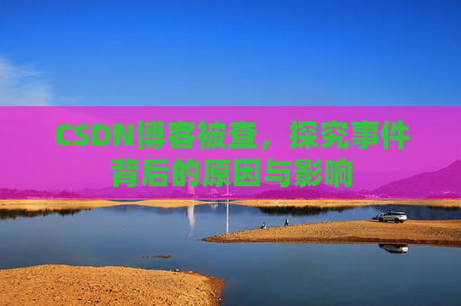CSDN博客被查,探究事件背后的原因与影响